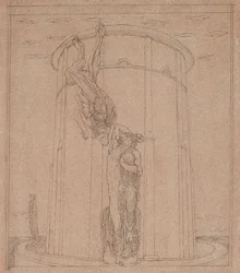 Das Labyrinth, in dem der zweigestaltige Stier untergebracht war